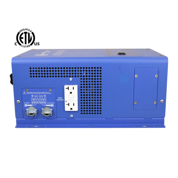 2000 Watt Pure Sine Inverter Charger- ETL Certified to UL458 standards