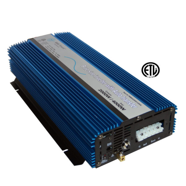 2000 Pure Sine Inverter with Transfer Switch - ETL Listed