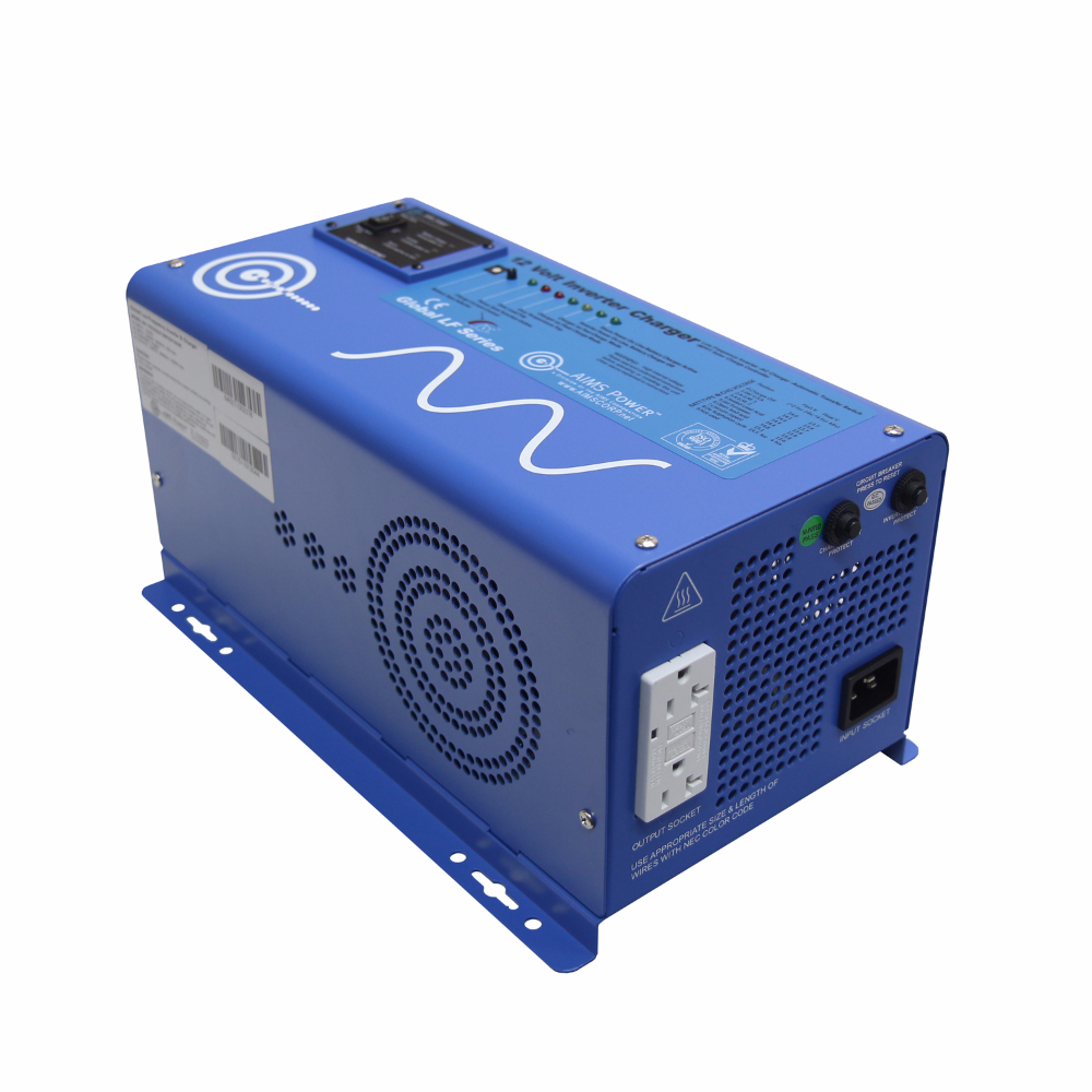 2000 Watt Pure Sine Inverter Charger with transfer switch