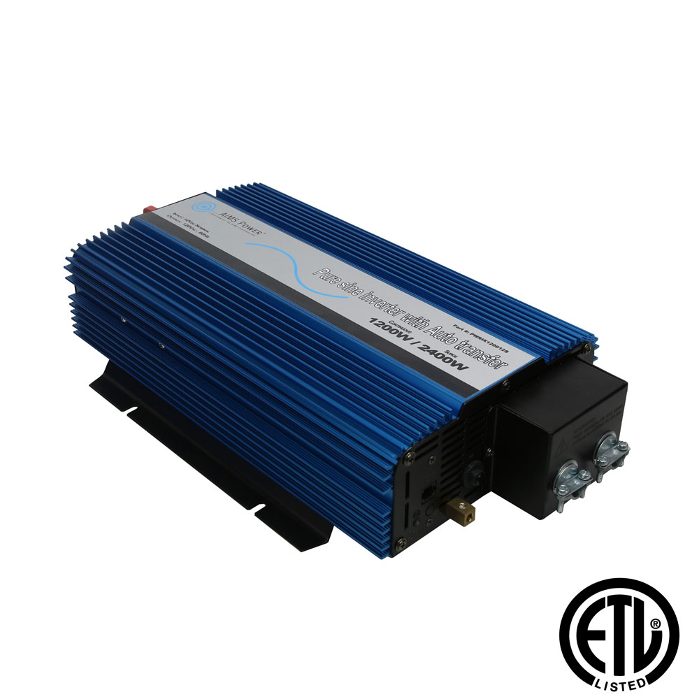 1200 Pure Sine Inverter with Transfer Switch - ETL Certified 1200 Pure Sine Inverter with Transfer Switch - ETL Certified