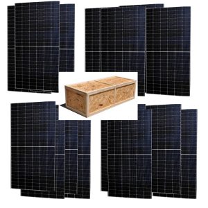 555 Watt Solar Panel Monocrystalline Black Frame- 31 PACK